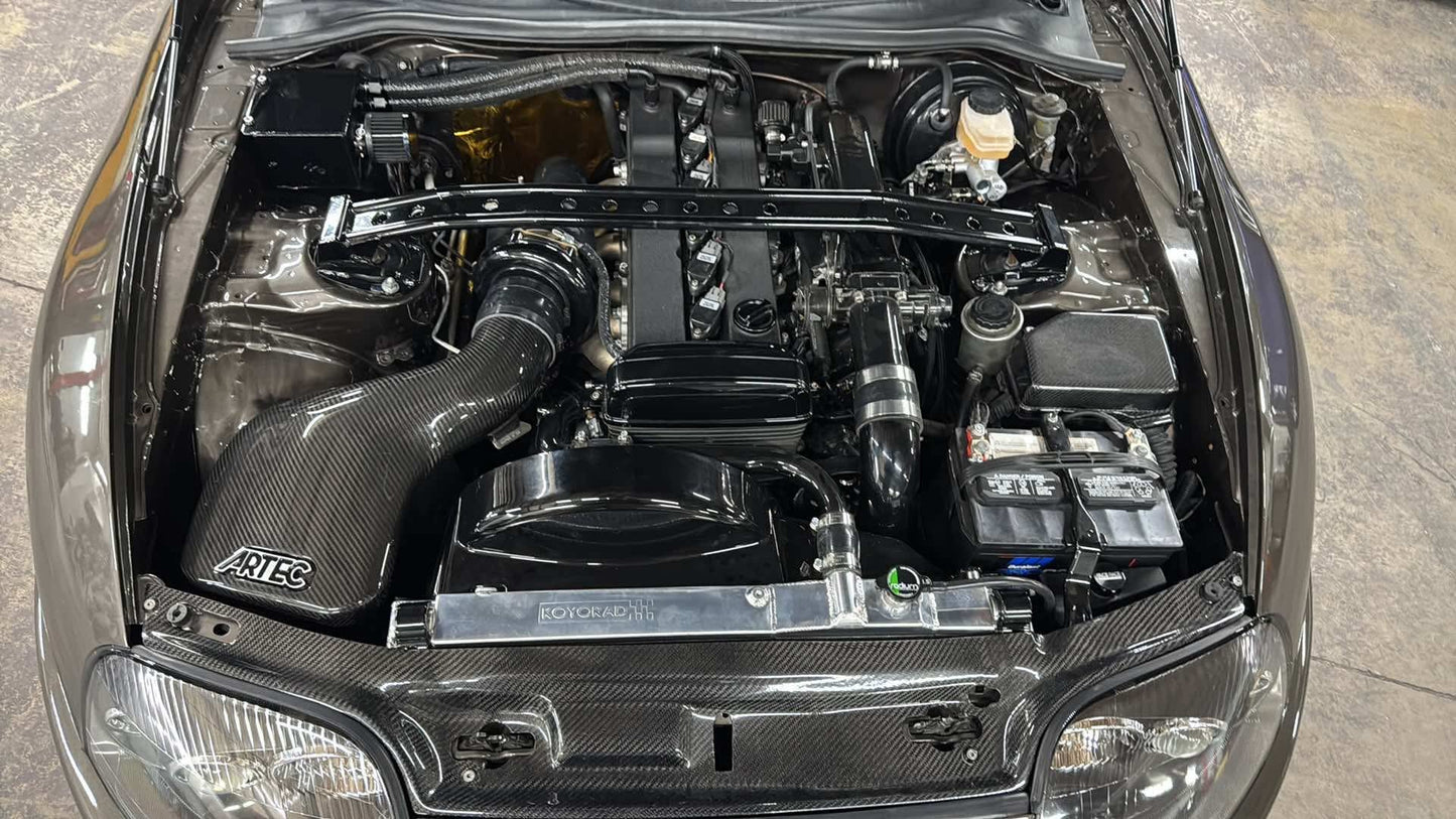 Toyota Supra A80 Dry Carbon Air Intake Kit