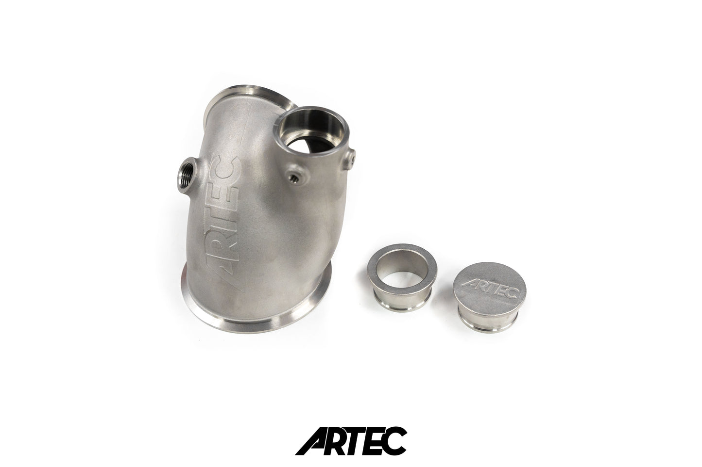 Mitsubishi Evo 4-9 Dump Pipe Adapter for Low Mount V-Band Exhaust Manifold