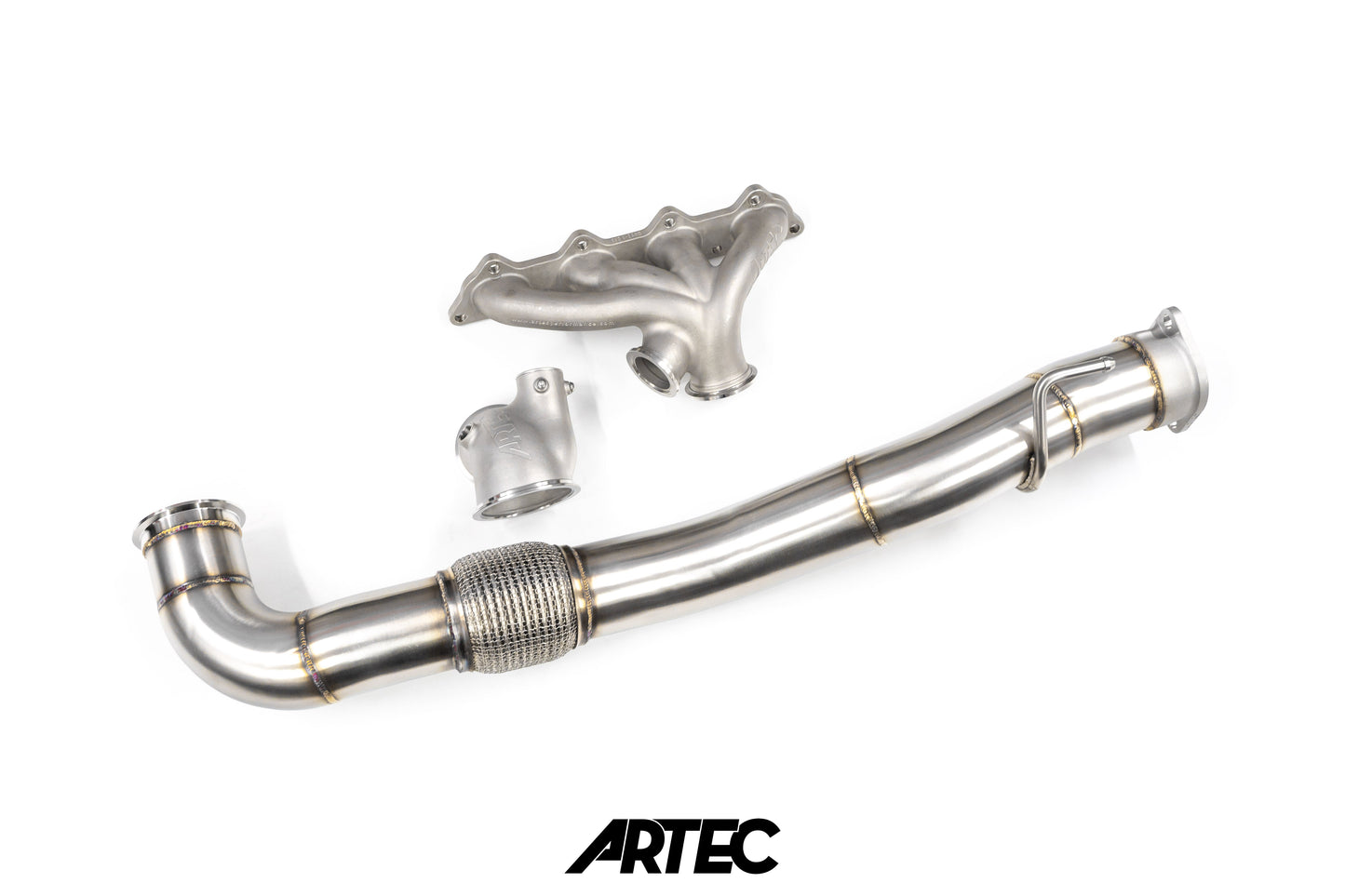 Mitsubishi Evo 4-9 Dump Pipe Adapter for Low Mount V-Band Exhaust Manifold