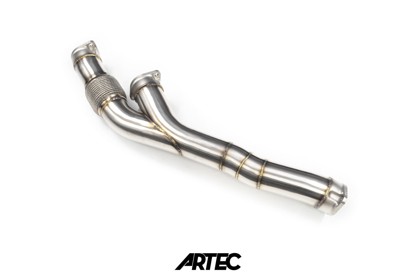 Nissan RB26 Twin 3.5" Stock Frame Front Pipe