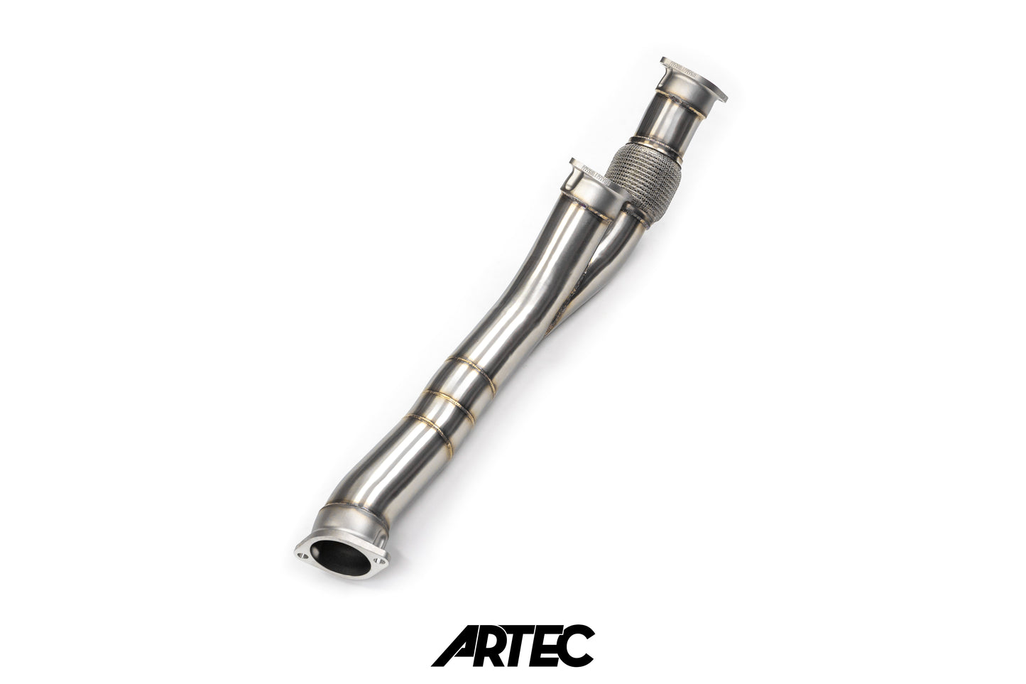 Nissan RB26 Twin 3.5" Stock Frame Front Pipe