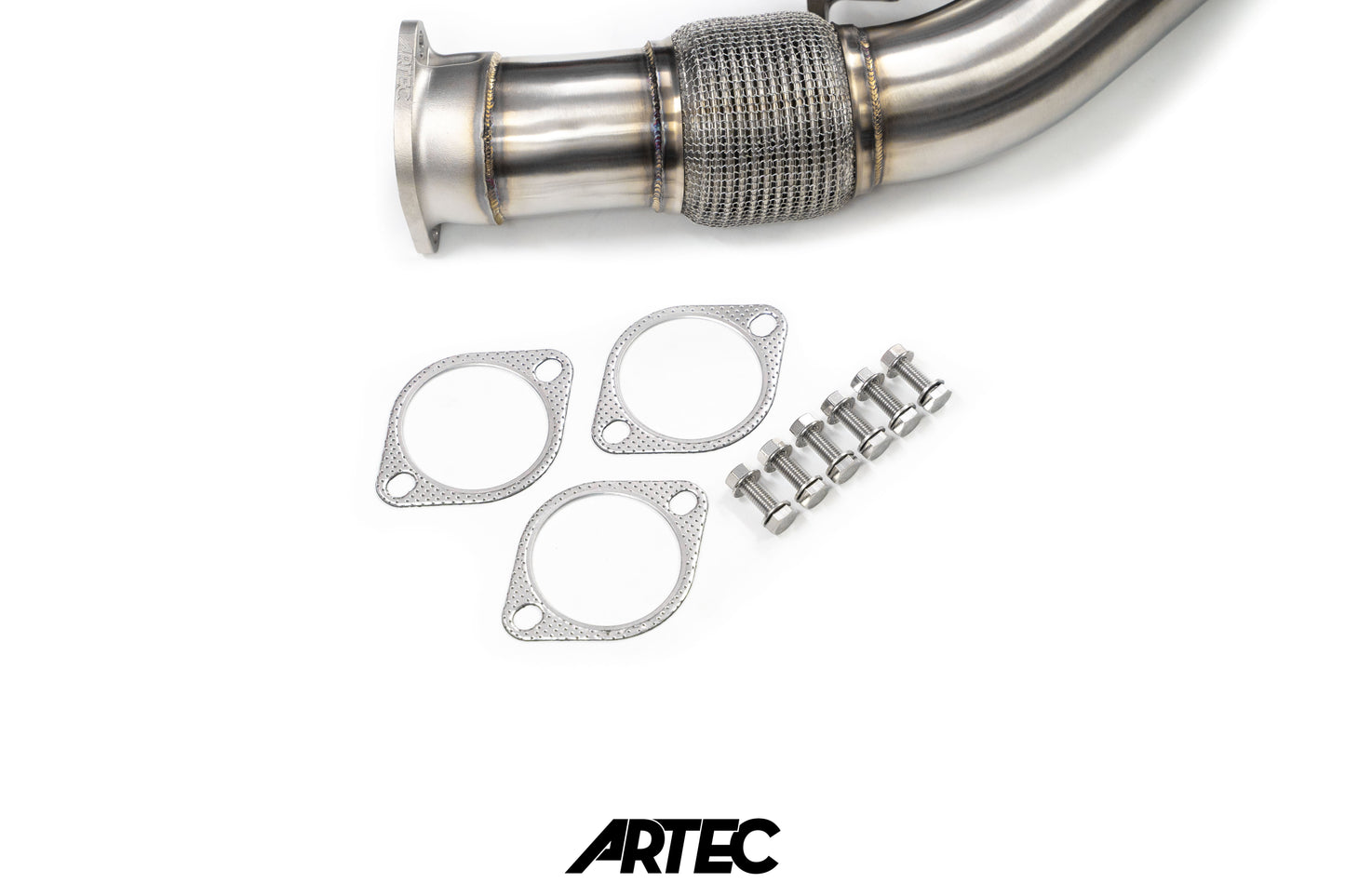 Nissan RB26 Twin 3.5" Stock Frame Front Pipe